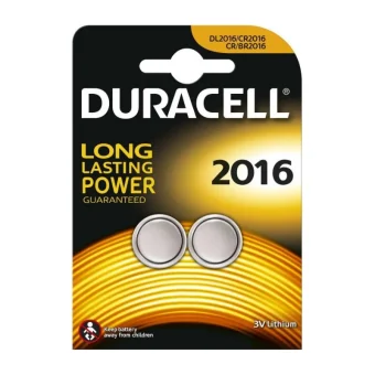 Duracell Long Lasting Power 2016 Μπαταρίες Λιθίου Ρολογιών CR2016 3V 2τμχ