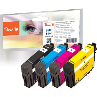 Peach Πακέτο Συμβατών Μελανιών Εκτυπωτή InkJet Epson 4.8ml Μαύρο