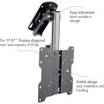 Techly ICA-CPLB 222 Βάση Τηλεόρασης Οροφής έως 37" και 20kg - Image 11