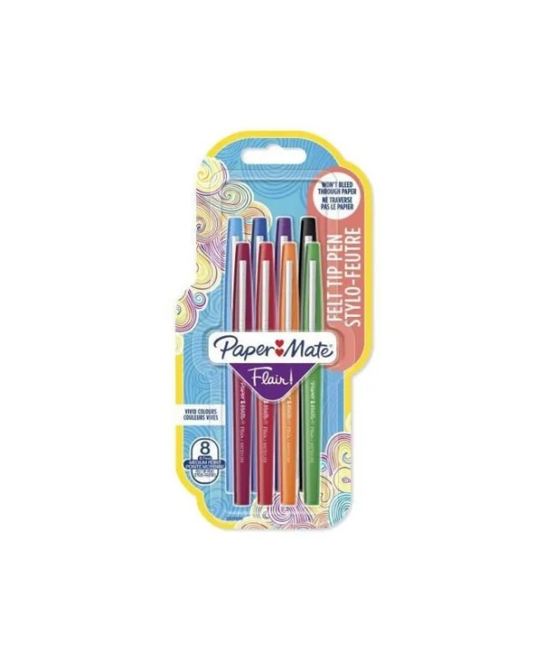 Papermate Μαρκαδόροι Σχεδίου 0.7mm Σετ 8 χρώματα