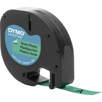 Dymo 91204 Ταινία Ετικετογράφου 4m x 12mm σε Πράσινο Χρώμα