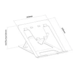 Neomounts Βάση για Laptop έως 17" Γκρι (NSLS085GREY) NSLS085GREY - Image 3