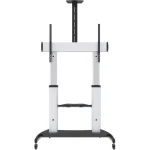 Manhattan Aluminum Heavy-Duty Height-Adjustable Multimedia Βάση Τηλεόρασης Δαπέδου έως 100" και 100kg - Image 6