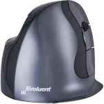 Bakker Elkhuizen Evoluent D Wireless Large Ασύρματο Εργονομικό Vertical Ποντίκι Γκρι