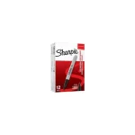 Sharpie Fine Ανεξίτηλοι Μαρκαδόροι Black 1mm Σετ 12τμχ