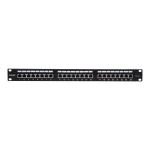 Intellinet Patch Panel Shielded για Rack 1U 24 Θυρών cat6a Μαύρο - Image 3