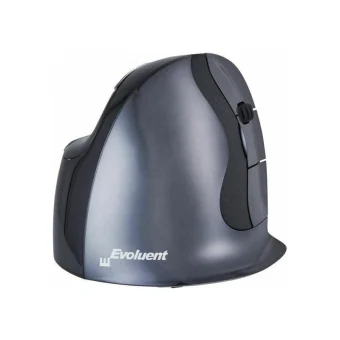 Bakker Elkhuizen Evoluent D Wireless Small Ασύρματο Εργονομικό Vertical Ποντίκι Γκρι