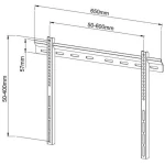 Techly ICA-PLB 114L Βάση Τηλεόρασης Τοίχου έως 65" και 50kg - Image 4