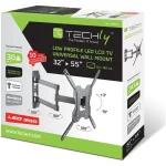 Techly ICA-PLB 136E Βάση Τηλεόρασης Τοίχου με Βραχίονα έως 55" και 30kg - Image 9