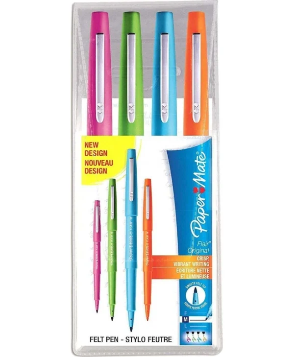 Paper Mate Paper Mate Faserschreiber Flair B 4 Stk T M O Hg