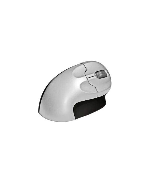 Bakker Elkhuizen Grip Ασύρματο Εργονομικό Ποντίκι Γκρι