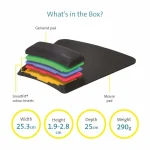Kensington SmartFit Mouse Pad με Στήριγμα καρπού Μαύρο - Image 2
