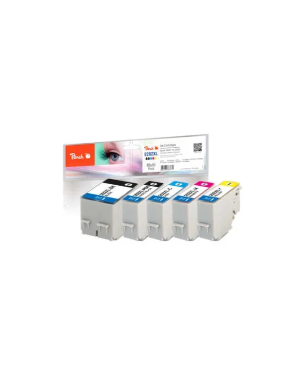 Peach Γνήσιο Πακέτο Μελανιών Εκτυπωτή InkJet Photo Μαύρο (PI200-682) PI200-682