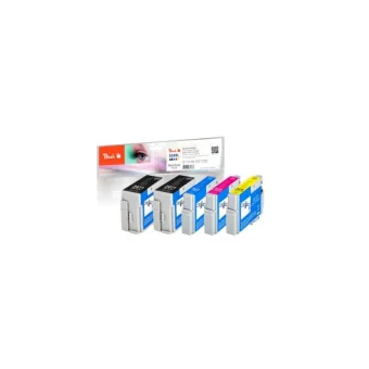 Peach Πακέτο Συμβατών Μελανιών Εκτυπωτή InkJet 22ml Μαύρο 5τμχ