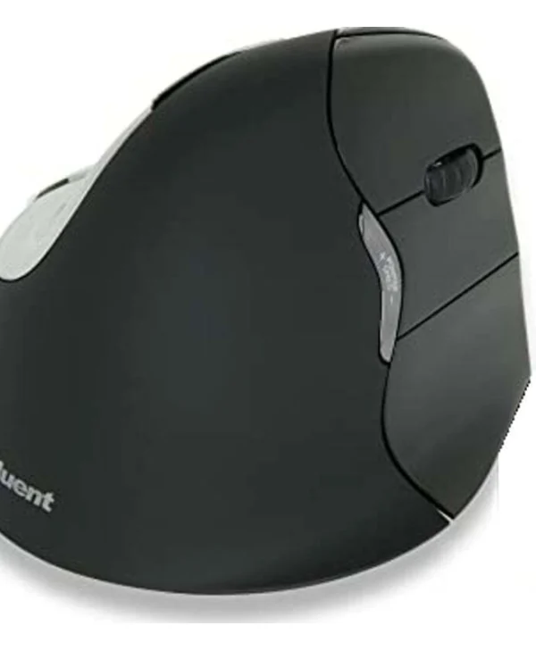 Bakker Elkhuizen Evoluent4 Right Bluetooth Ασύρματο Εργονομικό Ποντίκι Μαύρο