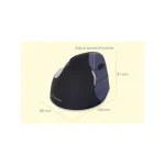 Bakker Elkhuizen Evoluent4 Wireless Ασύρματο Εργονομικό Vertical Ποντίκι Μαύρο - Image 7