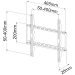 Techly ICA-PLB 162M Βάση Τηλεόρασης Τοίχου έως 55" και 45kg - Image 3