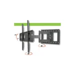 Techly ICA-PLB 148L Βάση Τηλεόρασης Τοίχου με Βραχίονα έως 65" και 45kg - Image 4