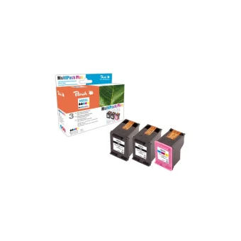 Peach Πακέτο Συμβατών Μελανιών Εκτυπωτή InkJet 0F319640 18ml Μαύρο 3τμχ