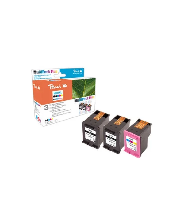 Peach Πακέτο Συμβατών Μελανιών Εκτυπωτή InkJet 0F319640 18ml Μαύρο 3τμχ