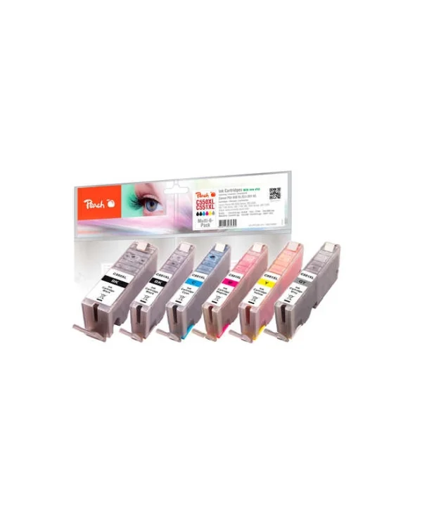 Peach Συμβατό Μελάνι Εκτυπωτή InkJet 23ml Μαύρο 1τμχ