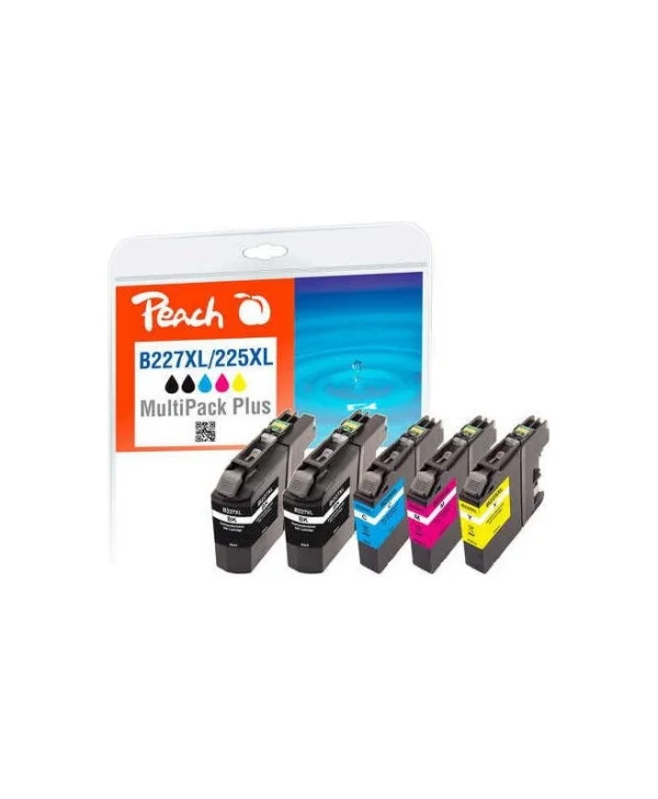 Peach Πακέτο Συμβατών Μελανιών Εκτυπωτή InkJet Brother MFC-J4620 Πολλαπλό (Color) / Μαύρο