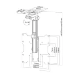 Neomounts FPMA-C020BLACK Βάση Τηλεόρασης Οροφής με Βραχίονα έως 40" και 20kg FPMA-C020BLACK - Image 4