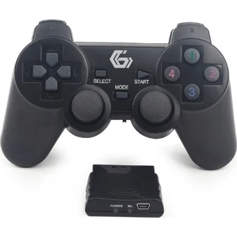 Gembird Ασύρματο Gamepad για PC / PS3 Μαύρο