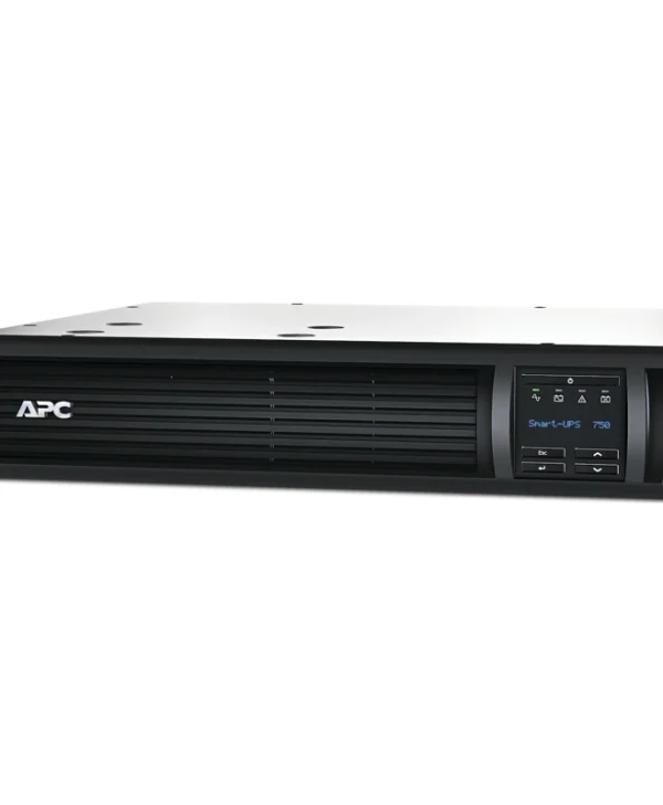 APC Smart-UPS 750VA LCD RM 2U 230V with Network Card Line-Interactive 500W με 4 IEC Πρίζες