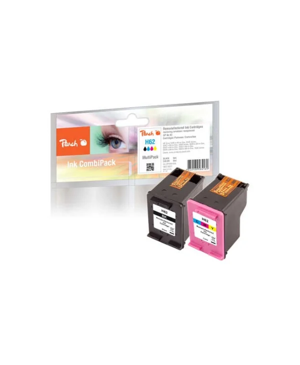 Peach Συμβατό Μελάνι Εκτυπωτή InkJet 0F319637 Μαύρο 2τμχ