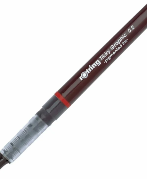 Rotring Tikky Graphic Στυλό Ballpoint Μαύρο με Μαύρο Μελάνι