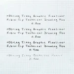 Rotring Tikky Graphic Στυλό Ballpoint Μαύρο με Μαύρο Μελάνι - Image 5