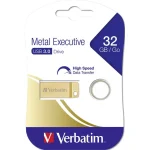 Verbatim Metal Executive 32GB USB 3.0 Stick Χρυσό - Image 8