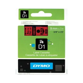 Dymo 40917 Ταινία Ετικετογράφου 7m x 9mm σε Κόκκινο Χρώμα