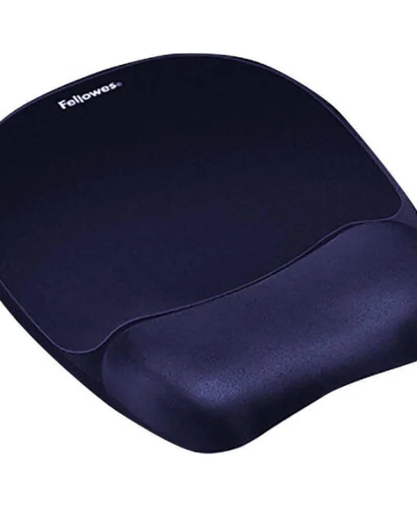 Fellowes Memory Foam Mouse Pad 196mm με Στήριγμα καρπού Μπλε