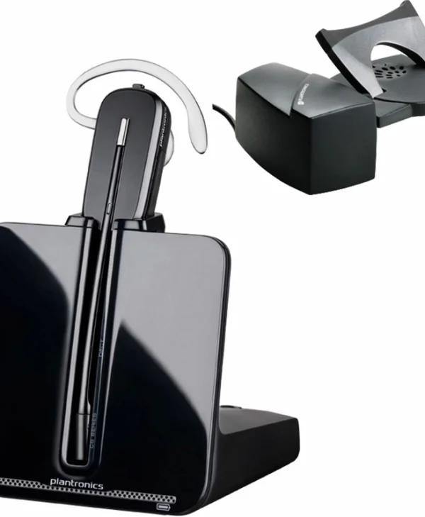 Plantronics CS540 & HL10 Lifter VOIP Headset Monaural Ear-hook Bundle (84693-12) 84693-12
