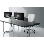 Newstar FPMA-D1330DSILVER Βάση Γραφείου για 2 Οθόνες έως 27" με Βραχίονα Ασημί FPMA-D1330DSILVER - Image 3