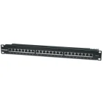 Intellinet Patch Panel Shielded για Rack 1U 19" 24 Θυρών cat6 Μαύρο