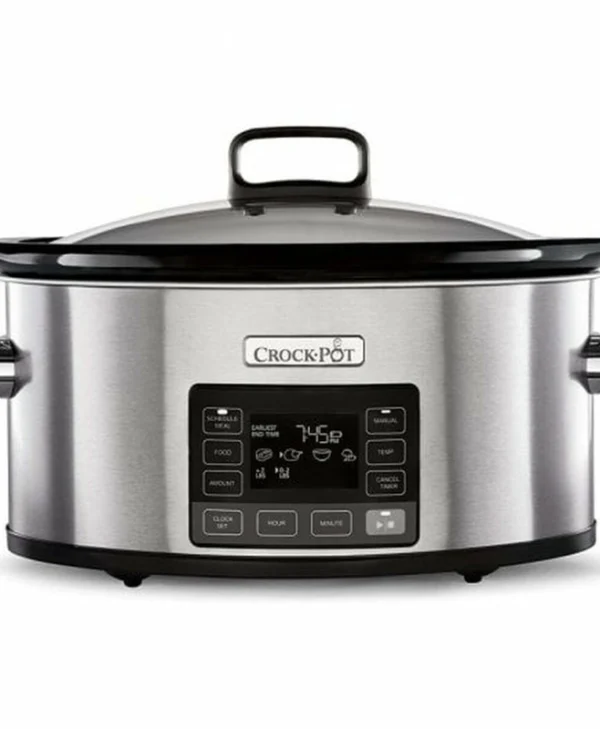 Crock-Pot Ηλεκτρική Γάστρα 240W με Χωρητικότητα 5.6lt Ασημί CSC066X