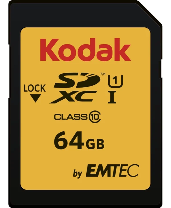 Kodak SDXC 64GB Class 10 U1 με αντάπτορα