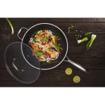 Kohersen Wok από Αλουμίνιο Με Καπάκι 32cm - Image 2