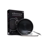 Kohersen Wok από Αλουμίνιο Με Καπάκι 32cm - Image 4
