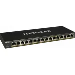 NetGear GS316PP-100EUS Unmanaged L2 PoE Switch με 16 Θύρες Gigabit (1Gbps) Ethernet GS316PP-100EUS