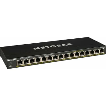NetGear GS316PP-100EUS Unmanaged L2 PoE Switch με 16 Θύρες Gigabit (1Gbps) Ethernet GS316PP-100EUS