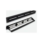 A-LAN Patch Panel για Rack 1U 19" 24 Θυρών cat6 Μαύρο - Image 3