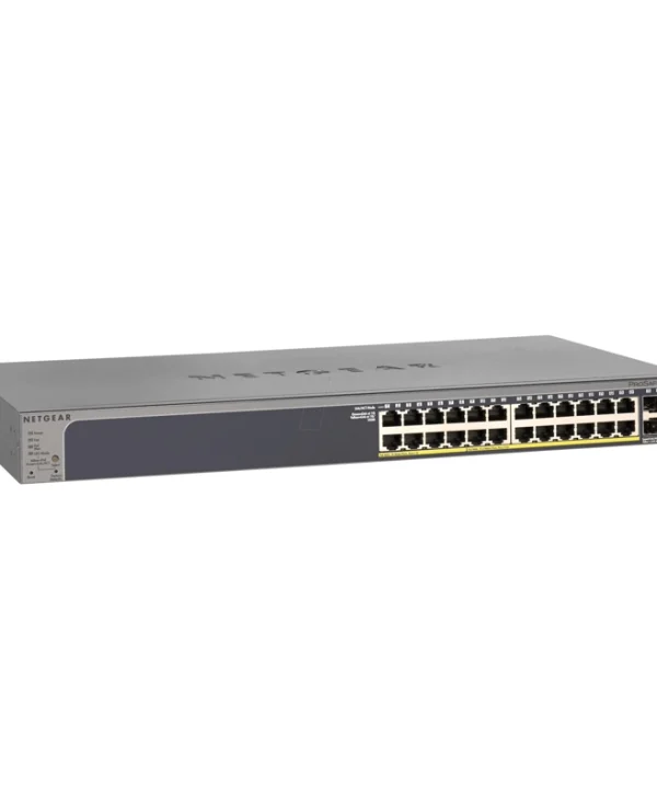 NetGear GS728TP v3 Managed L2 PoE+ Switch με 24 Θύρες Gigabit (1Gbps) Ethernet και 4 SFP Θύρες