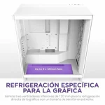 NZXT H7 Flow (2024) Gaming Midi Tower Κουτί Υπολογιστή με Πλαϊνό Παράθυρο Λευκό - Image 4