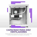 NZXT H7 Flow (2024) Gaming Midi Tower Κουτί Υπολογιστή με Πλαϊνό Παράθυρο Λευκό - Image 7