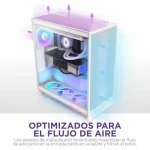 NZXT H7 Flow (2024) Gaming Midi Tower Κουτί Υπολογιστή με Πλαϊνό Παράθυρο Λευκό - Image 8