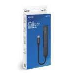 Savio USB 2.0 Hub 4 Θυρών με σύνδεση USB-C - Image 8